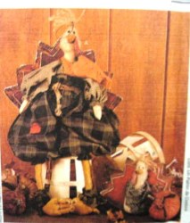 9502 27''  TURKEY JACK & 8'' SON, 3 SZS PUMPKINS PATTERN